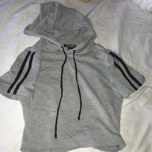 crop hoodie